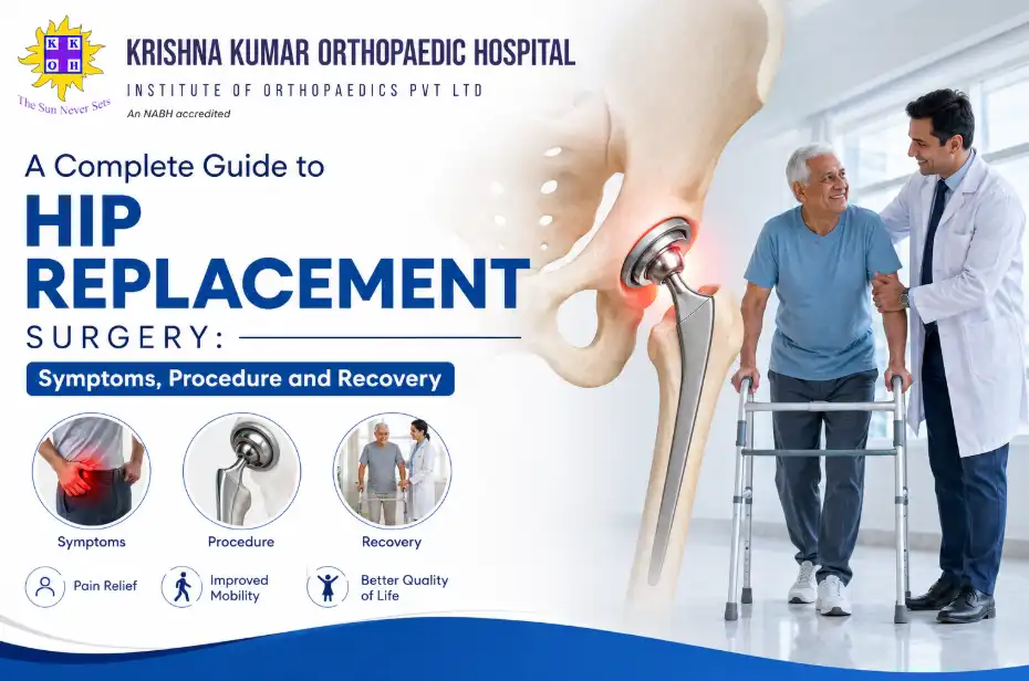 A Complete Guide to Hip Replacement Surgery: Symptoms, Procedure and Recovery